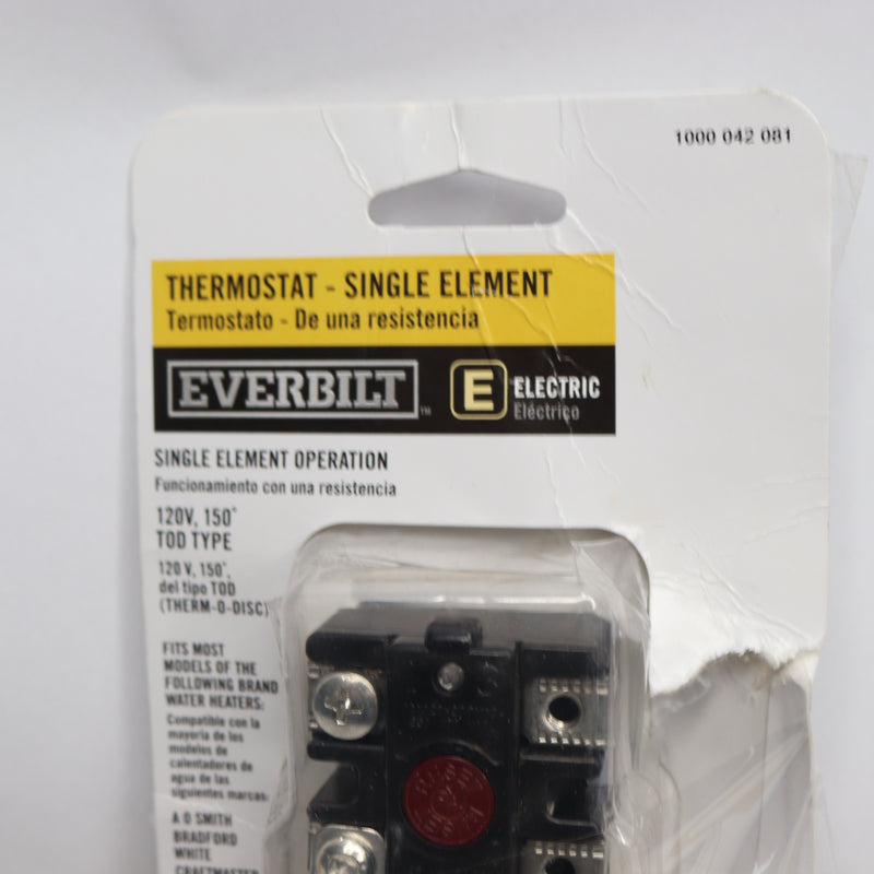 Everbilt T-O-D H/HLC Single-Element Thermostat 120V 1000 042 081