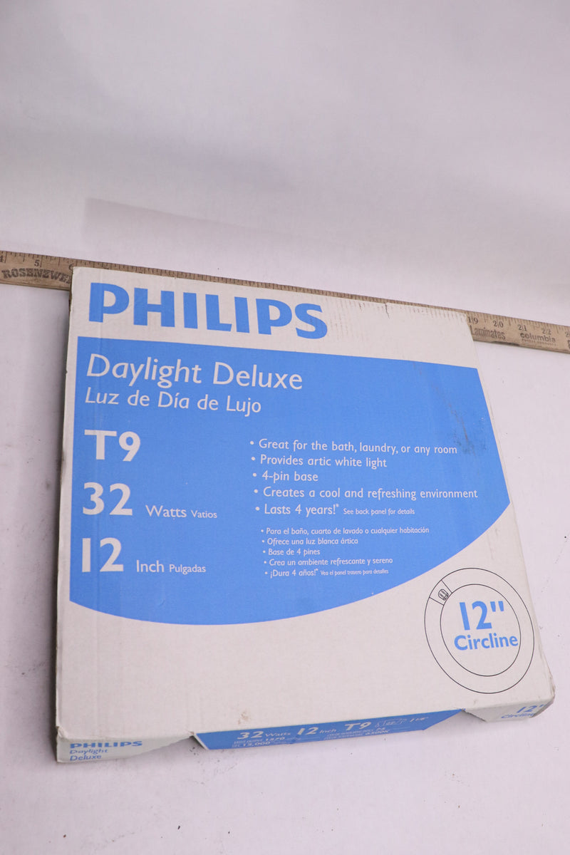 Philips Circline Fluorescent Bulb Daylight Circular 6200K 32W 1.13" D x 12" L