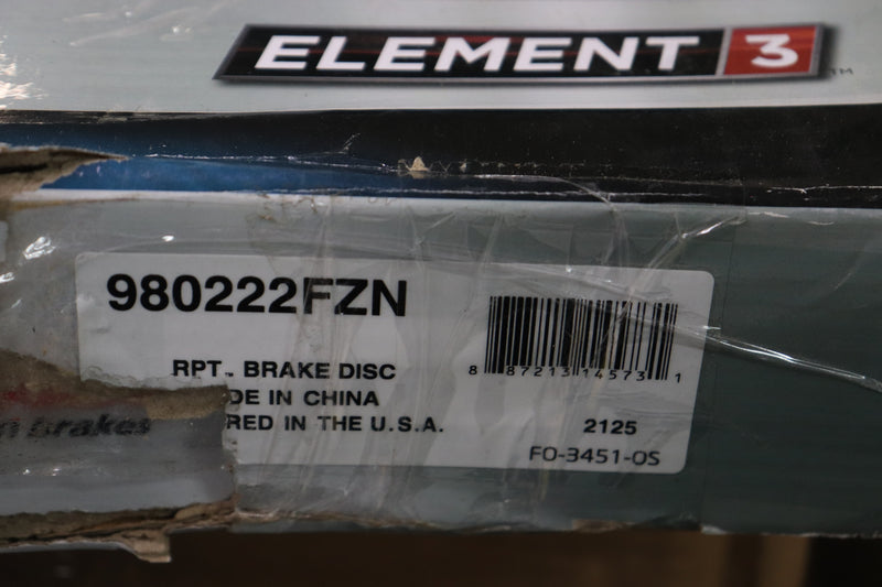 Raybestos Element3 Super Premium Brake Rotor 980222FZN