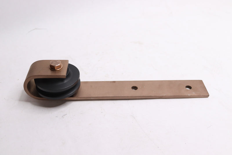 (2-Pk) Colonial Barn Door Roller System Brushed Copper 78-In -What's Shown Only
