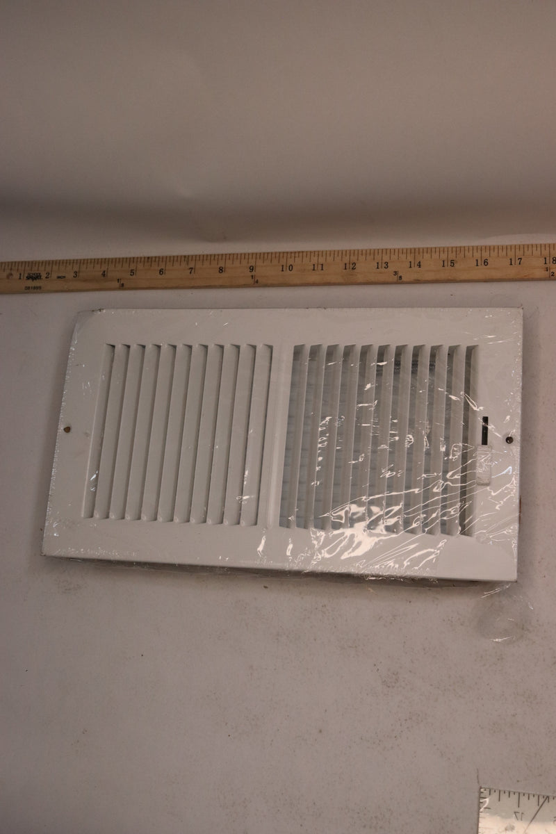 ProSelect Adjustable Vent Cover Register White 12" x 6" PS2WW12U
