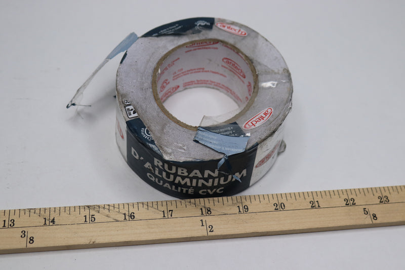 Cantech Foil Tape Aluminum Backing Silver 45 m L x 48 mm W 391-45