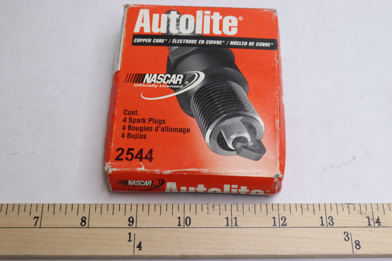 (4-Pk) Autolite Copper Resistor Spark Plug 2544