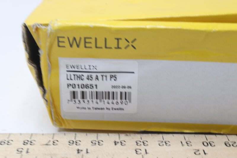 Ewellix Linear Guide Standard Ball Carriage Profile Rail LLTHC Series 45 A-T1 P5