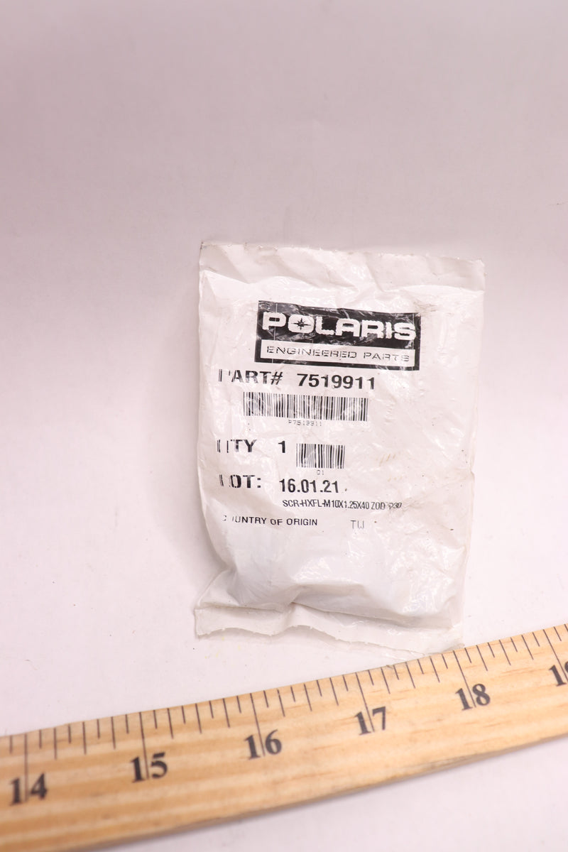 Polaris Hex Flange Screw M10 x 1.25 x 40 7519911