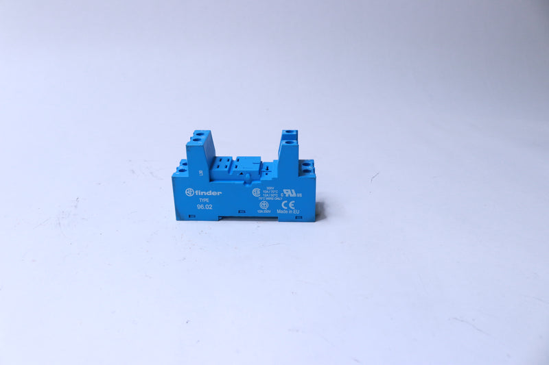 Finder Panel Mount Screw Terminal Socket Blue 96.02