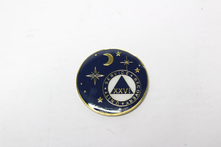 26 Years of Unity Service Recovery Coin Blue