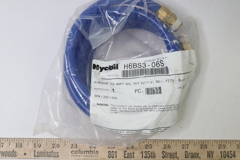 Nycoil  Blue 3/8&quot; x 5" H6BS3-06S