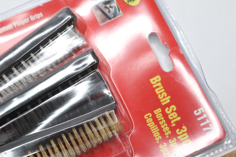 (3-Pk) Tool Cache Red Impulse Brush Set 51178