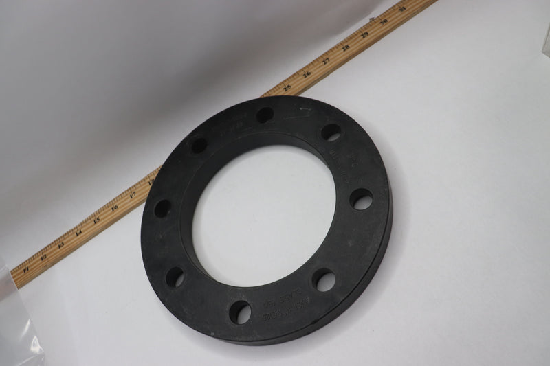 Macplast Profiled Flange Round Black Polypropylene 4" x 9-1/4" EN-GJS-500-7
