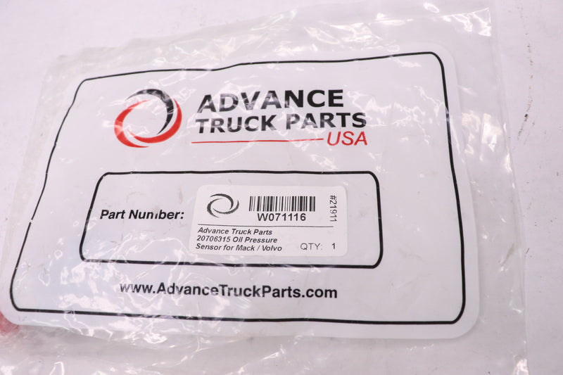 Advance Truck Parts Oil Pressure Sensor W071116