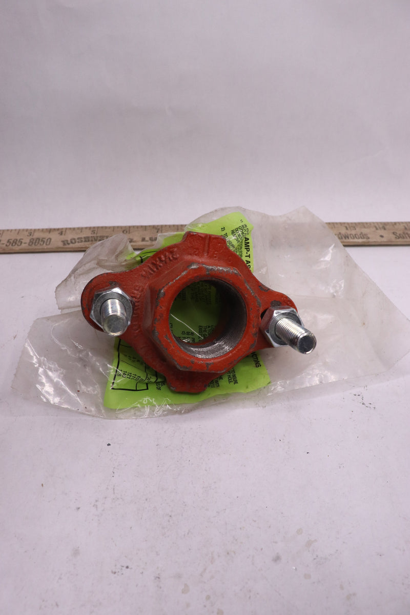 Gruvlok Clamp-T Branch Outlet Ductile Iron FIG 7045 2-1/2" x 1-1/4"