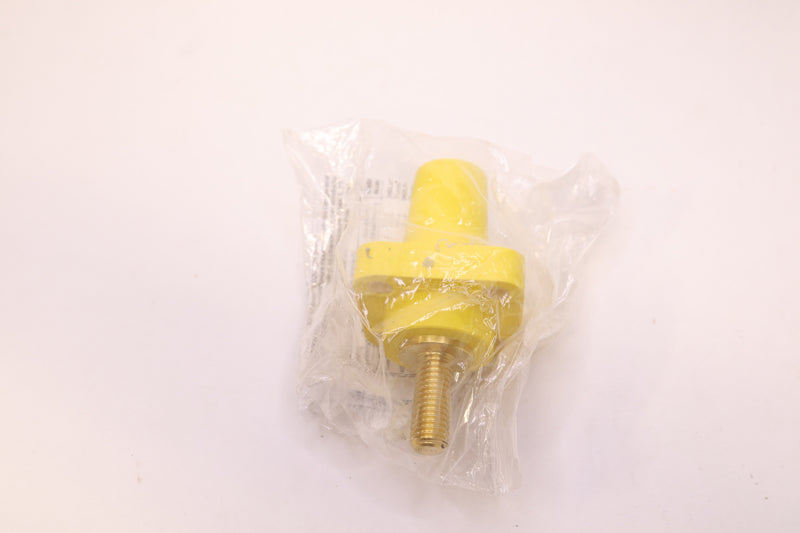 Hubbell 1-Pole Female Receptacle Stud Terminals 400A 600V Yellow HBLFRSY