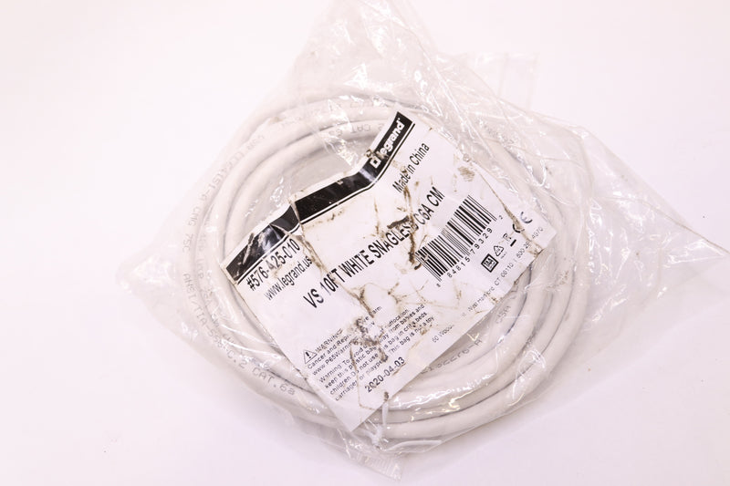 Quiktron V-Series Cat6a Snagless Ethernet Network Patch Cable 10' 576-A25-010