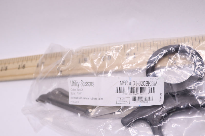 McKesson NonSterile Office Grade Utility Scissors Black 7-1/4" 01-320BKGM