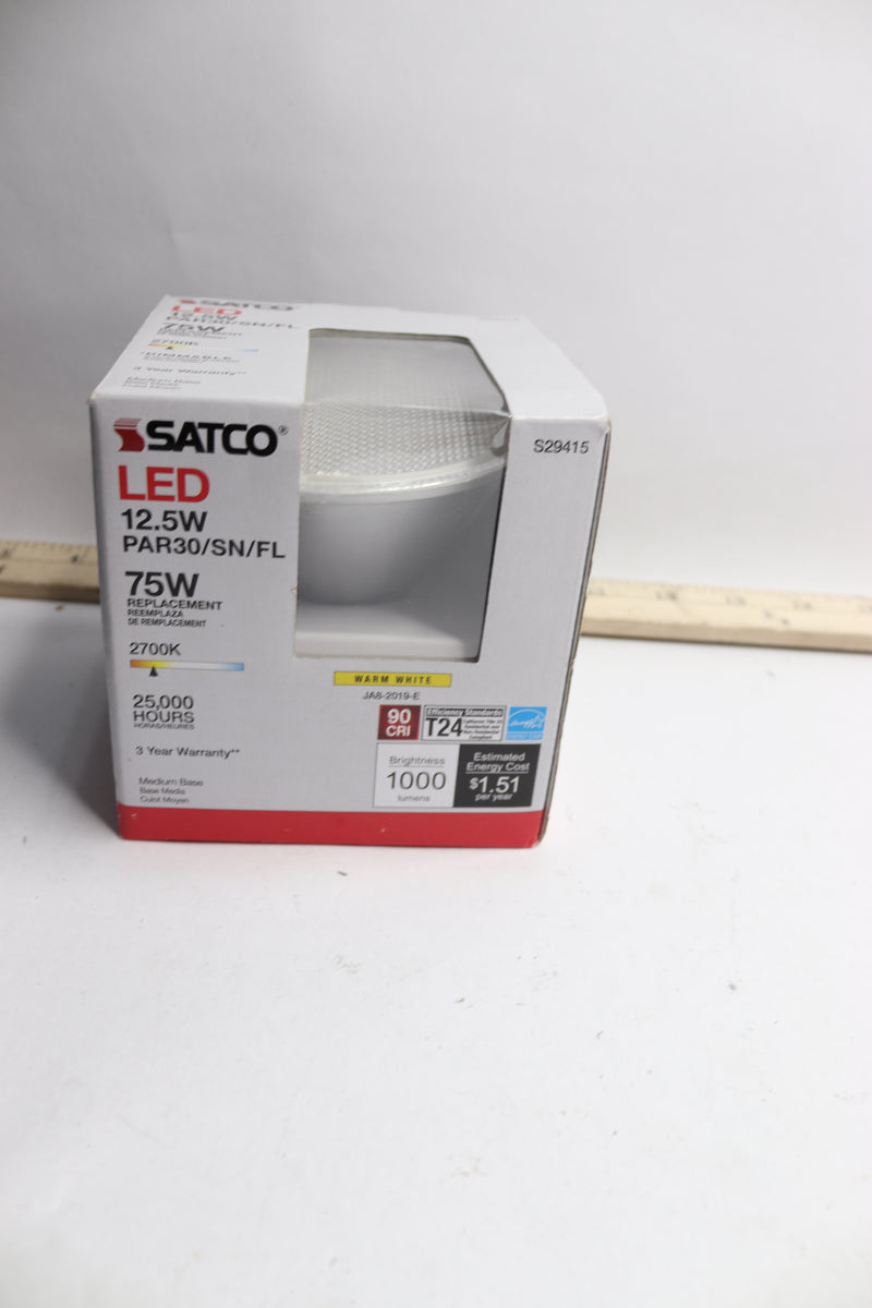 Satco LED Bulb Single Dimmable Par30sn Medium E26 Silver 12.5 W S29415