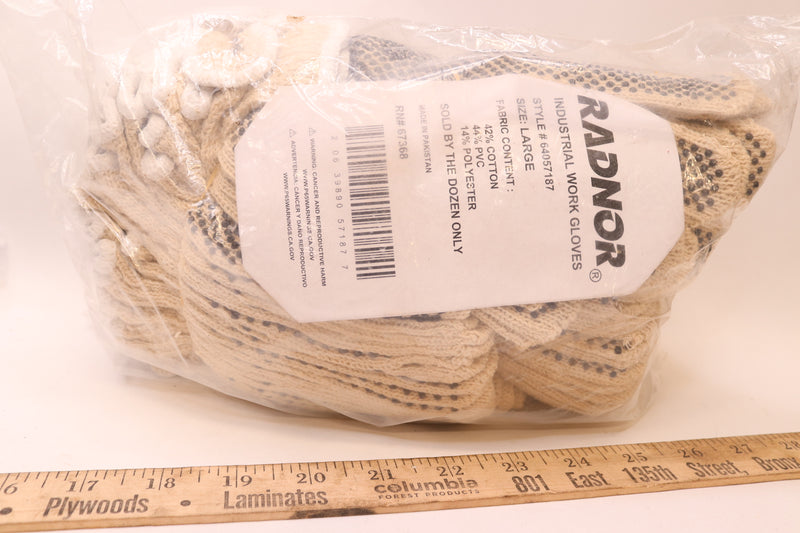 (12-Pk) Radnor Seamless Knit General Purpose Gloves Polyester 64057187