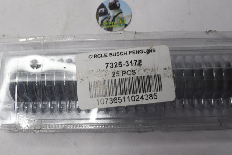 (25-Pk) Circle Busch Penguin Tags 7325-3172