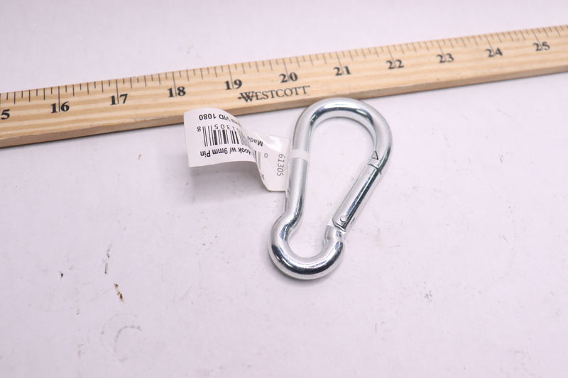 Forney Spring Hook Zinc Plated 9mm x 90mm OAL 61305