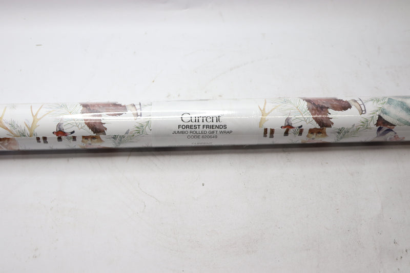 Current Forest Friends Rolled Gift Wrap Jumbo 23-In x 32 ft 620649