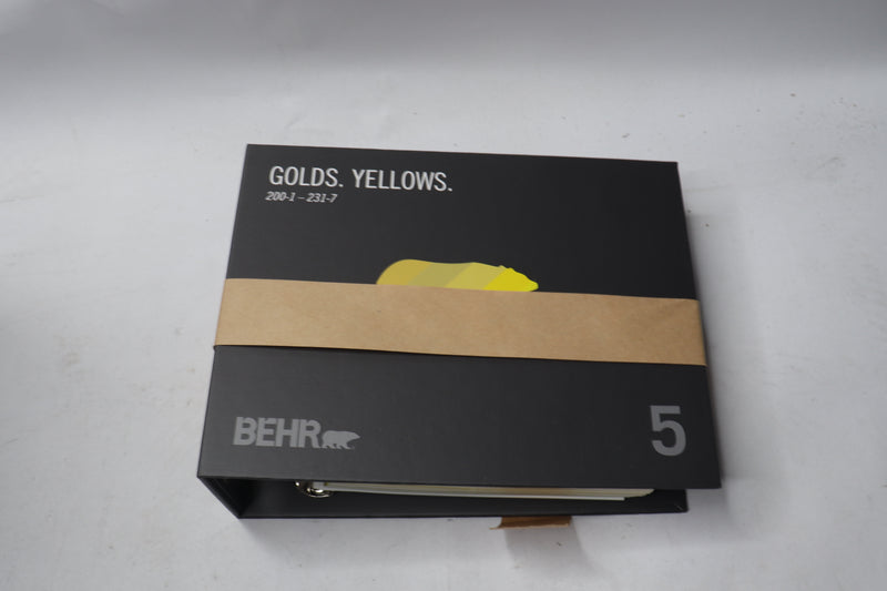 Behr Golds Color Guide Yellows 200-1-231-7