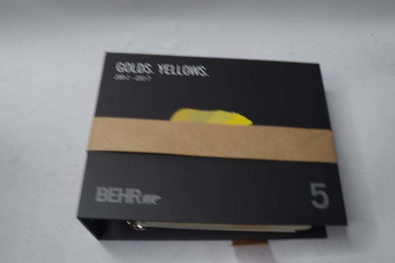 Behr Golds Color Guide Yellows 200-1-231-7