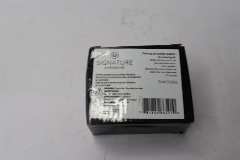 Signature Hardware Air Switch Matte Black 1-3/16" SHASB2BG