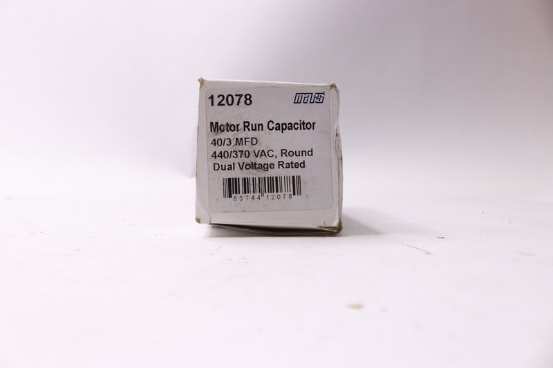 Mars Motor Run Capacitor 440 VAC 12078