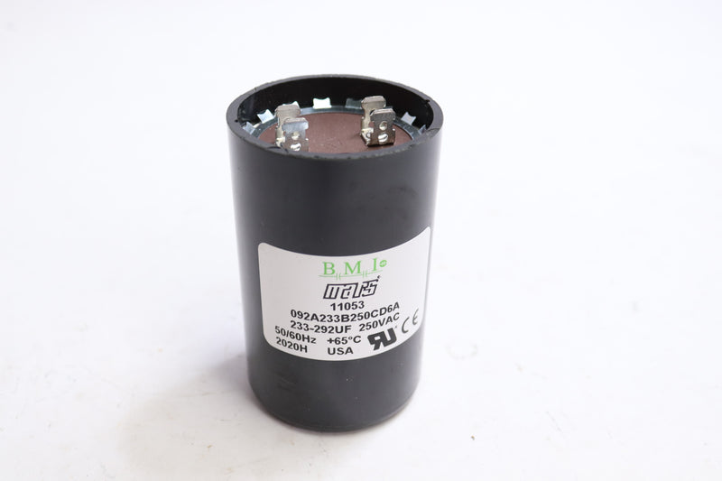 Mars Motor Start Capacitor Black 250V 233-292MFD