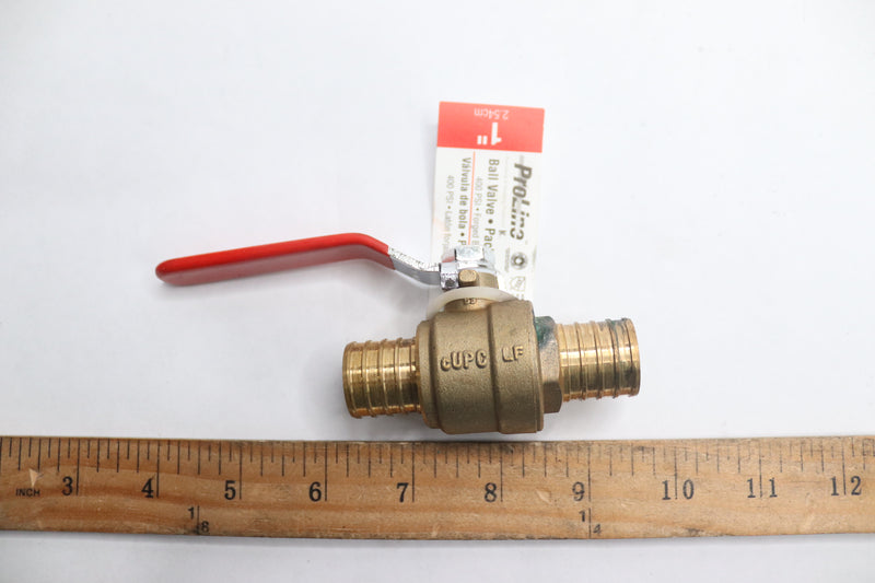 BK Products Low Lead Pex Ball Valve Forged Brass  400 PSI 1" 107-345NL