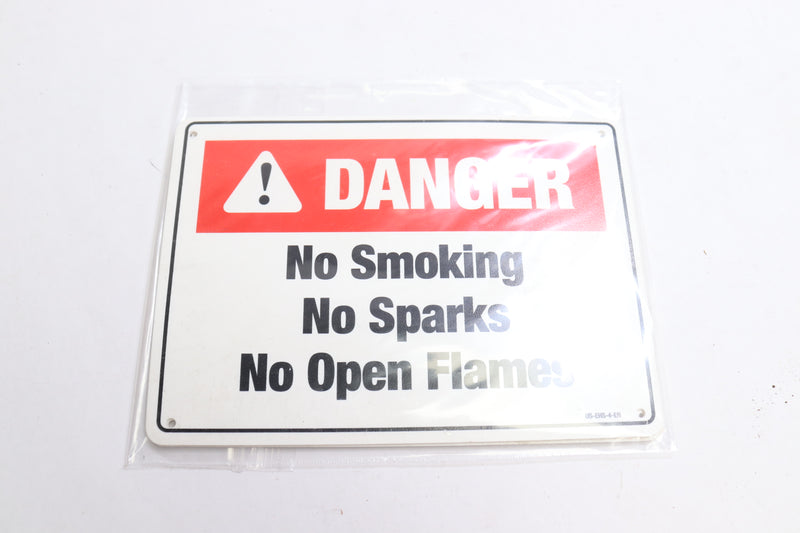 Danger No Smoking No Sparks No Open Flames Safety Sign