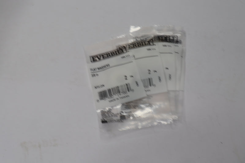 (10-Pk) Everbilt Washer Nylon White 3/8&quot; 814788