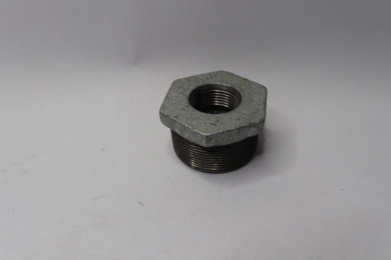 Southland Galvanized Malleable Iron Hex Bushing Fitting 2" x 1"