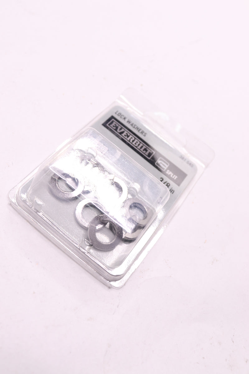 (8-Pk) Everbilt Lock Washer Chrome 3/8" 800064