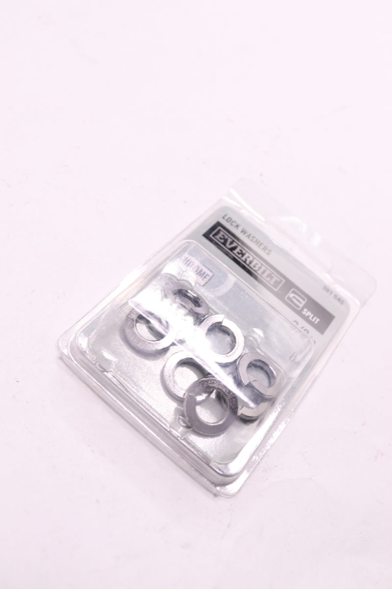 (8-Pk) Everbilt Lock Washer Chrome 3/8" 800064