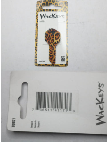 (4-Pk) Hillman Fastener Wackeys Leopard Keys 89871