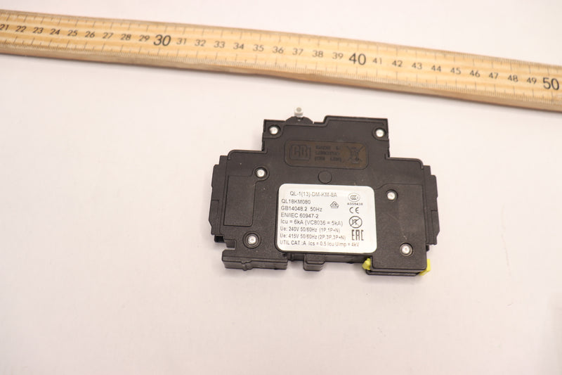Weidmüller Circuit Breaker Magnetic Lever DIN Rail 8A 120V AC DC QL18KM080