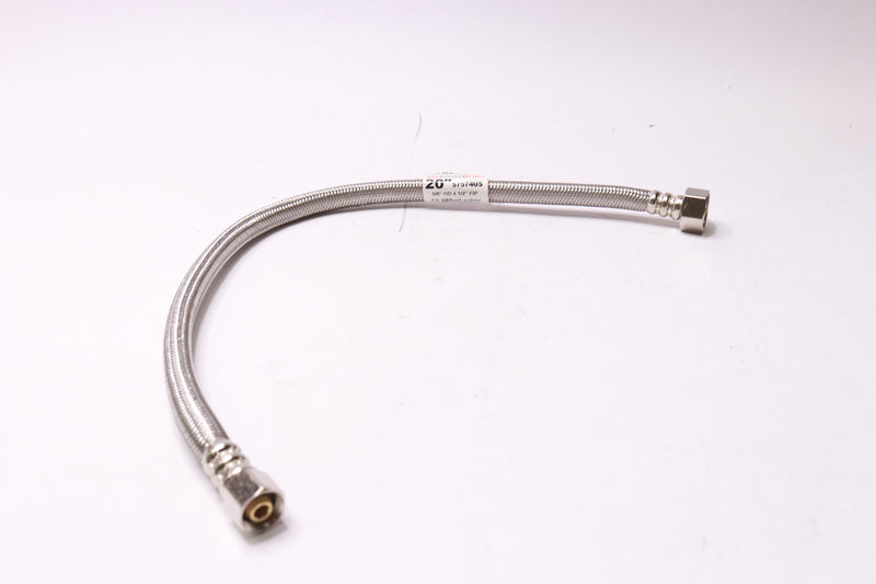 Wolverine Brass Steel Flexible Braided Connector 3/8" OD x 1/2" 57574US