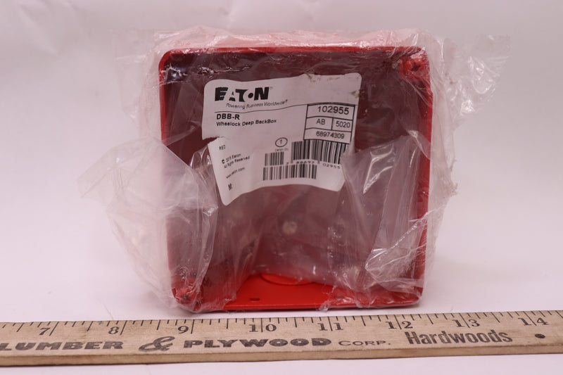 Eaton Wheelock Deep Backbox Red DBB-R 102955