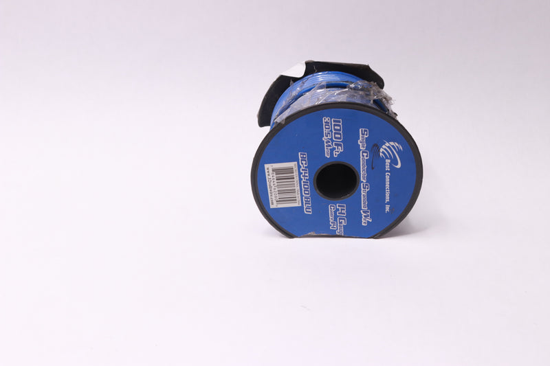 Best Connections Single Conductor Stranded Wire 14 AWG Blue 100 ft