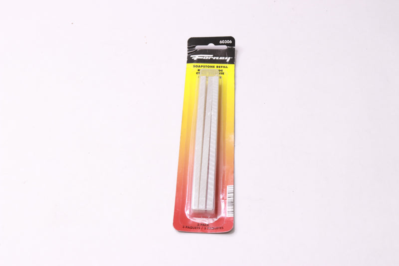 (3-Pk)) 2 Forney Flat Soapstone Pencil Refill White 60306