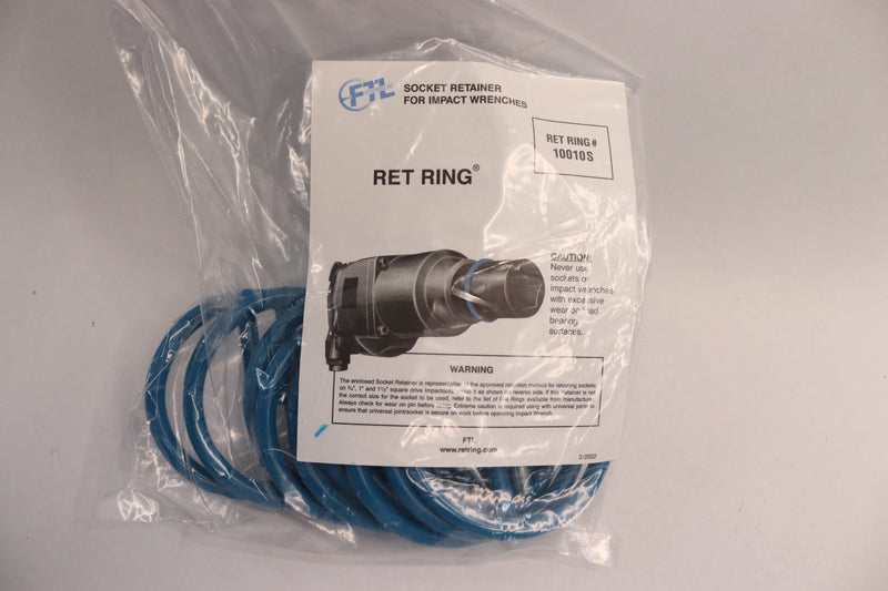 (10-Pk) FTL Ret-Ring Socket Retaining Ring with Steel Insert 10010S