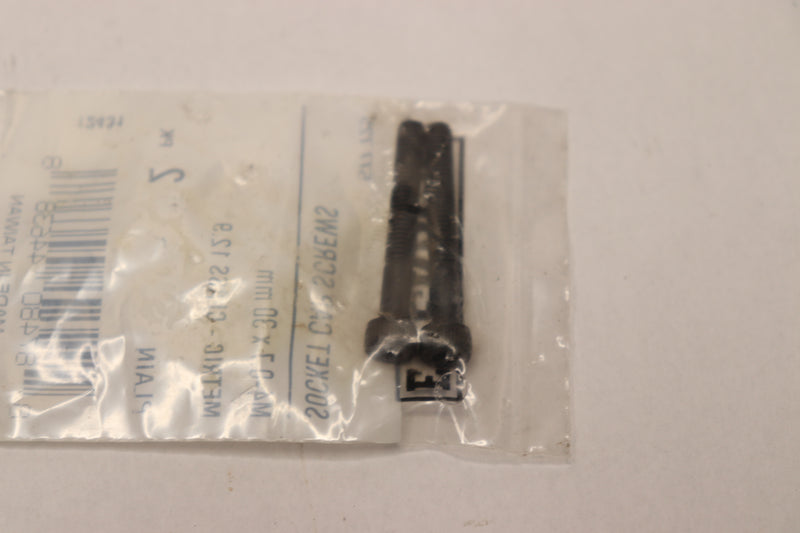 (2-Pk) Everbilt Socket Cap Head Screw Metric M4-0.7 x 30mm 844638