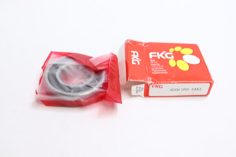 FKG Electric Motor Quality Deep Grove Ball Bearing 6206-2RS EMQ