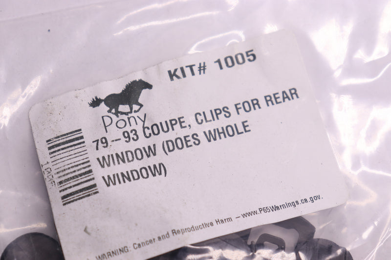Pony Rear Window Molding Clips Retainers Hardware 1005
