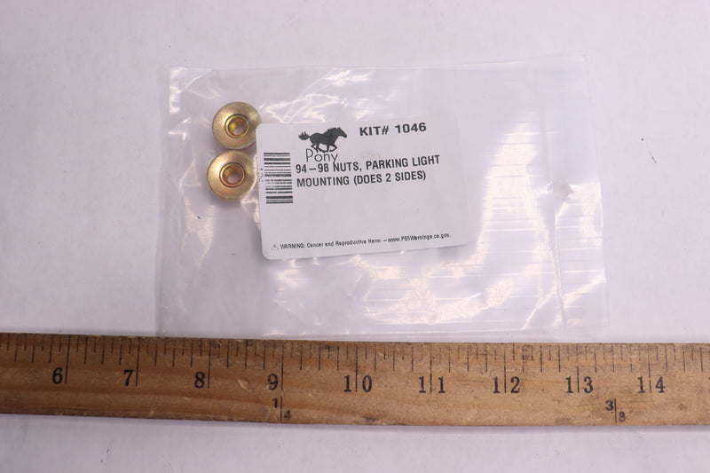 Pony Parking Light Mounting Nuts 1046