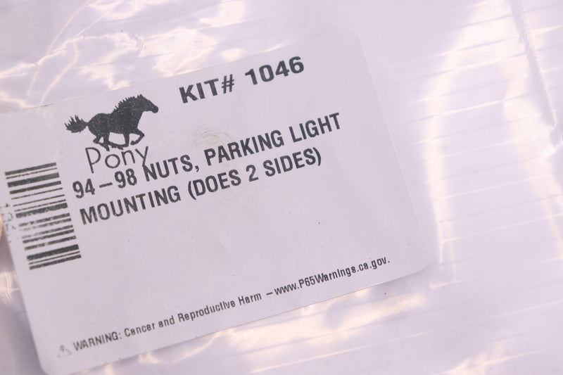 Pony Parking Light Mounting Nuts 1046