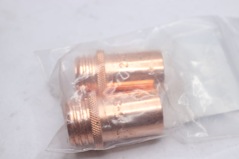 (2-Pk) Radnor Tweco Style Coarse Threaded Nozzle Copper 3/4" 64002717