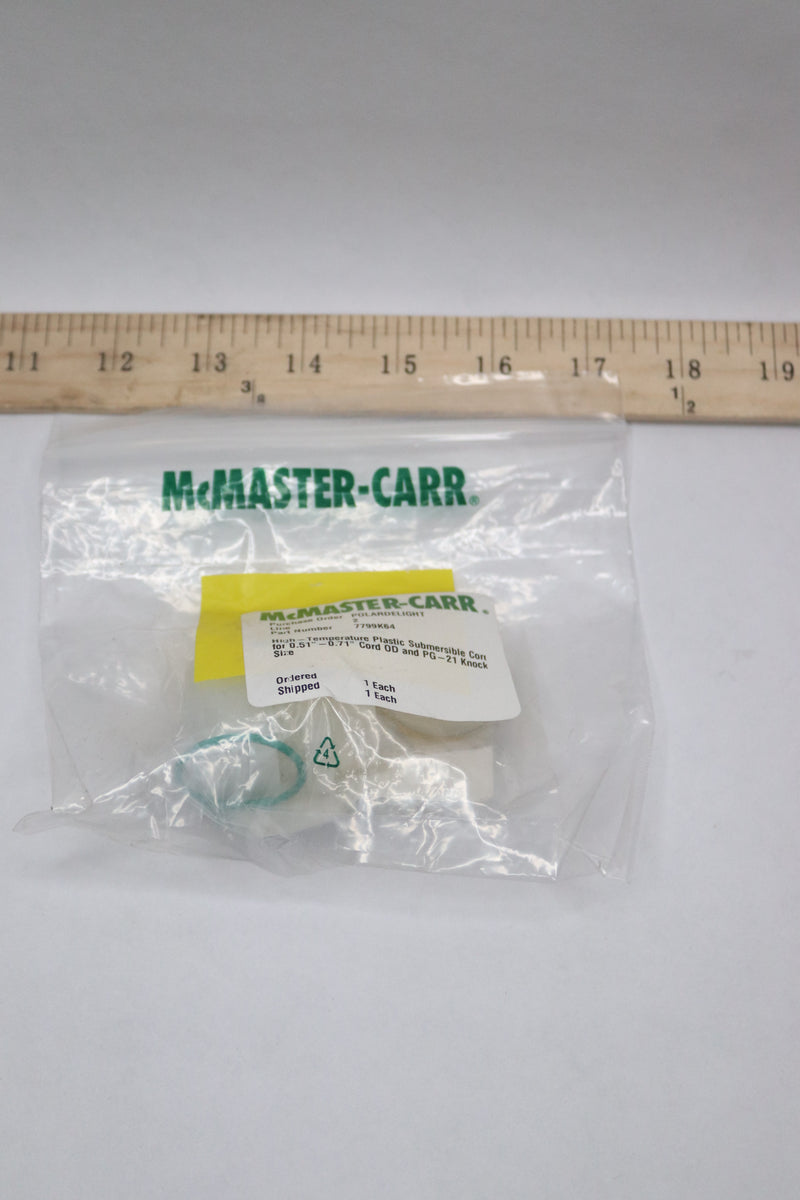 McMaster-Carr High-Temperature Submersible Cord Grip Plastic 7799K64