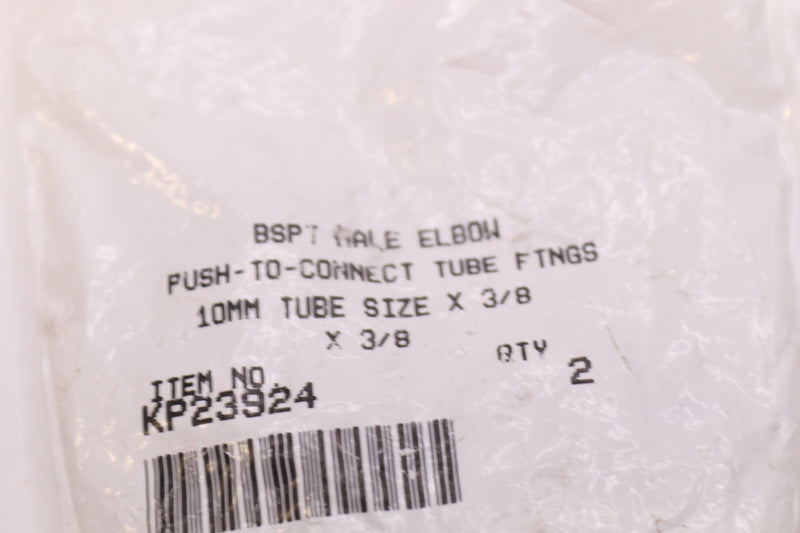 (2-Pk) Class C Solutions Push To Connect TBE FTG 10 MMX 3/8 BSPT KP23924